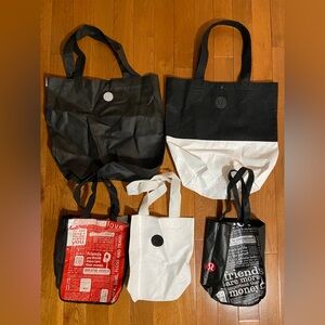 Lululemon Reusable Tote Bag Set